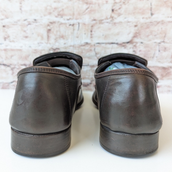 SALVATORE FERRAGAMO LEATHER MEN'S SHOES - Picture 5 of 14